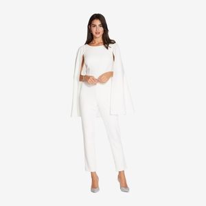 Adrianna Papell White Jumpsuit